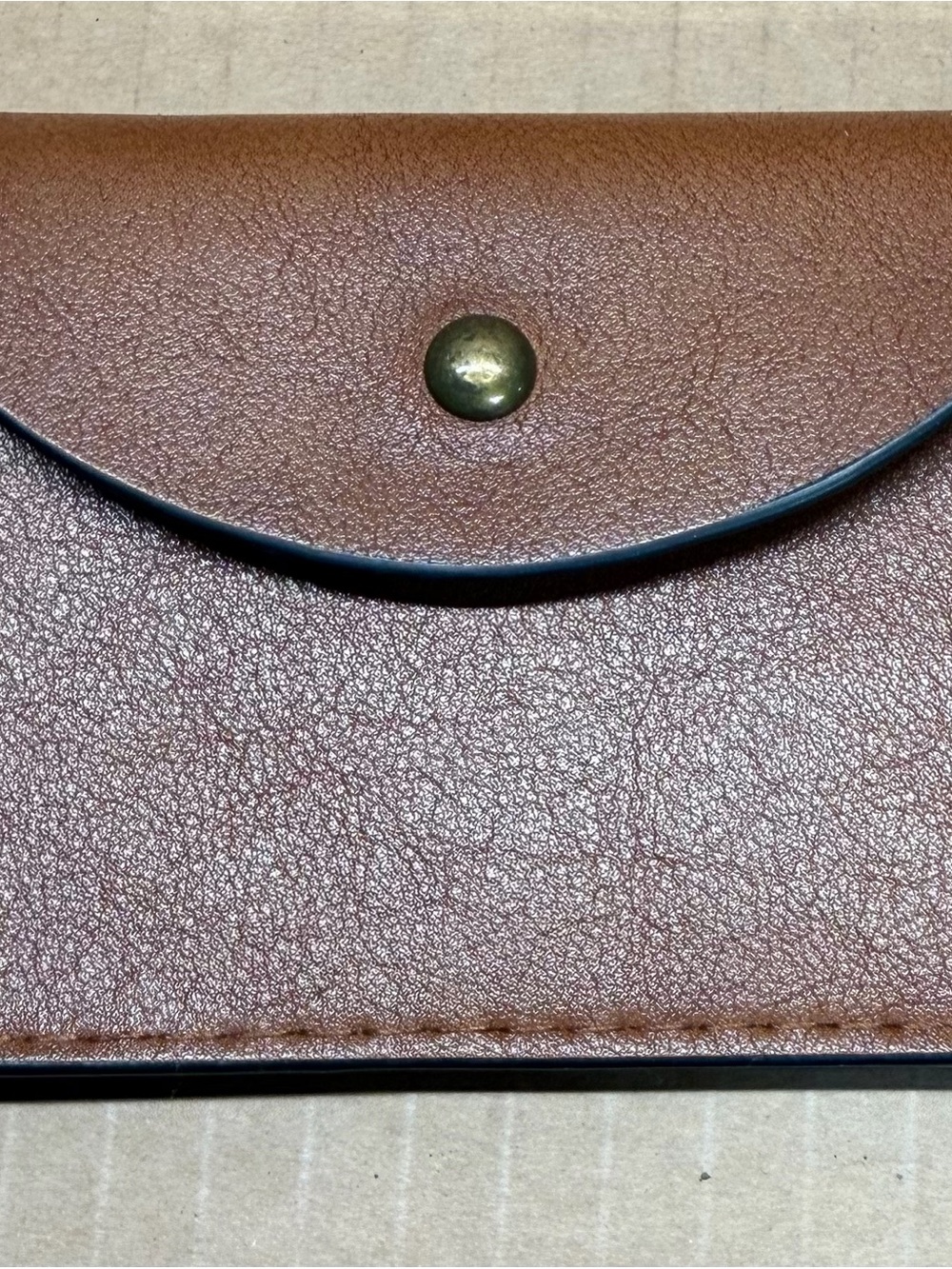 Classic Brown Card Wallet - Women's Bags